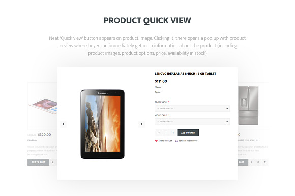 Electronics Store Responsive OpenCar in OpenCart Themes - product preview 5