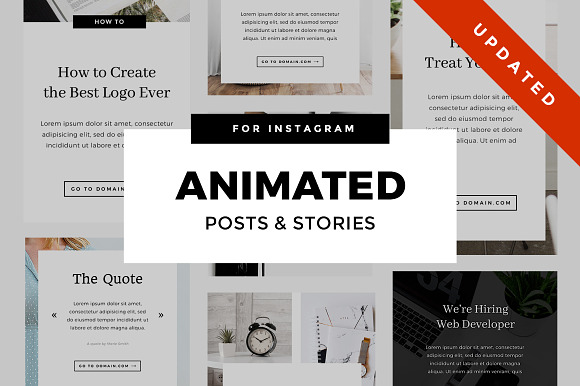 Animated Instagram Stories & Posts in Instagram Templates - product preview 3