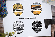 Mountains Calling Badge