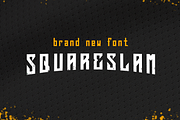 Squareslam sports and esports font