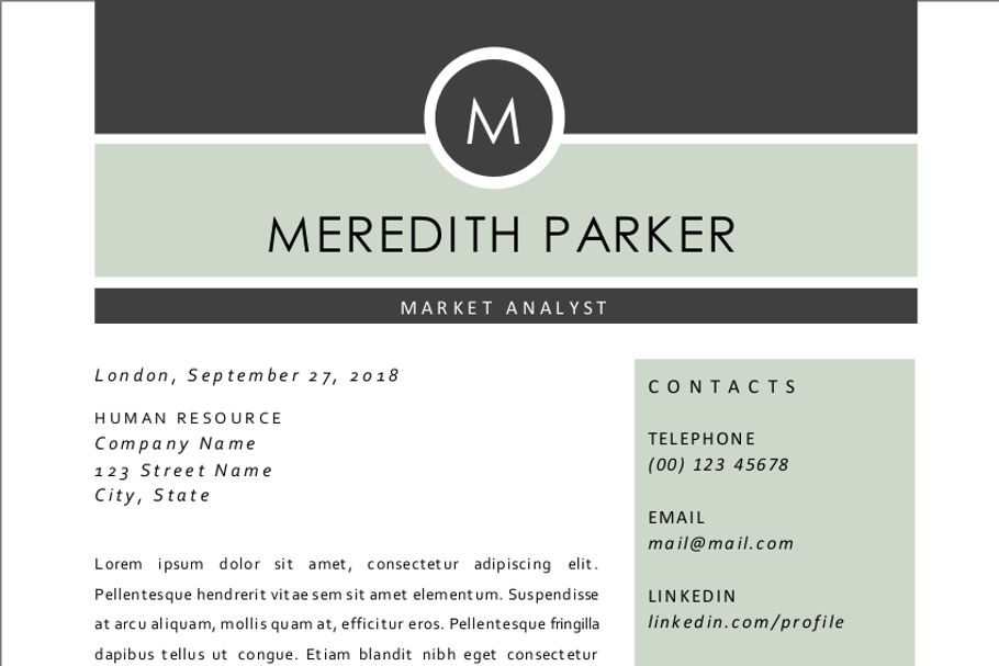 Elegant 3 in 1 Word resume 2 pages in Resume Templates - product preview 8