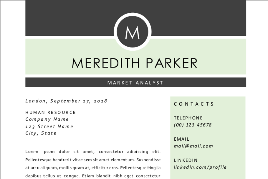 Elegant 3 in 1 Word resume 2 pages in Resume Templates - product preview 8