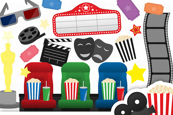 Cinema Clipart Collection