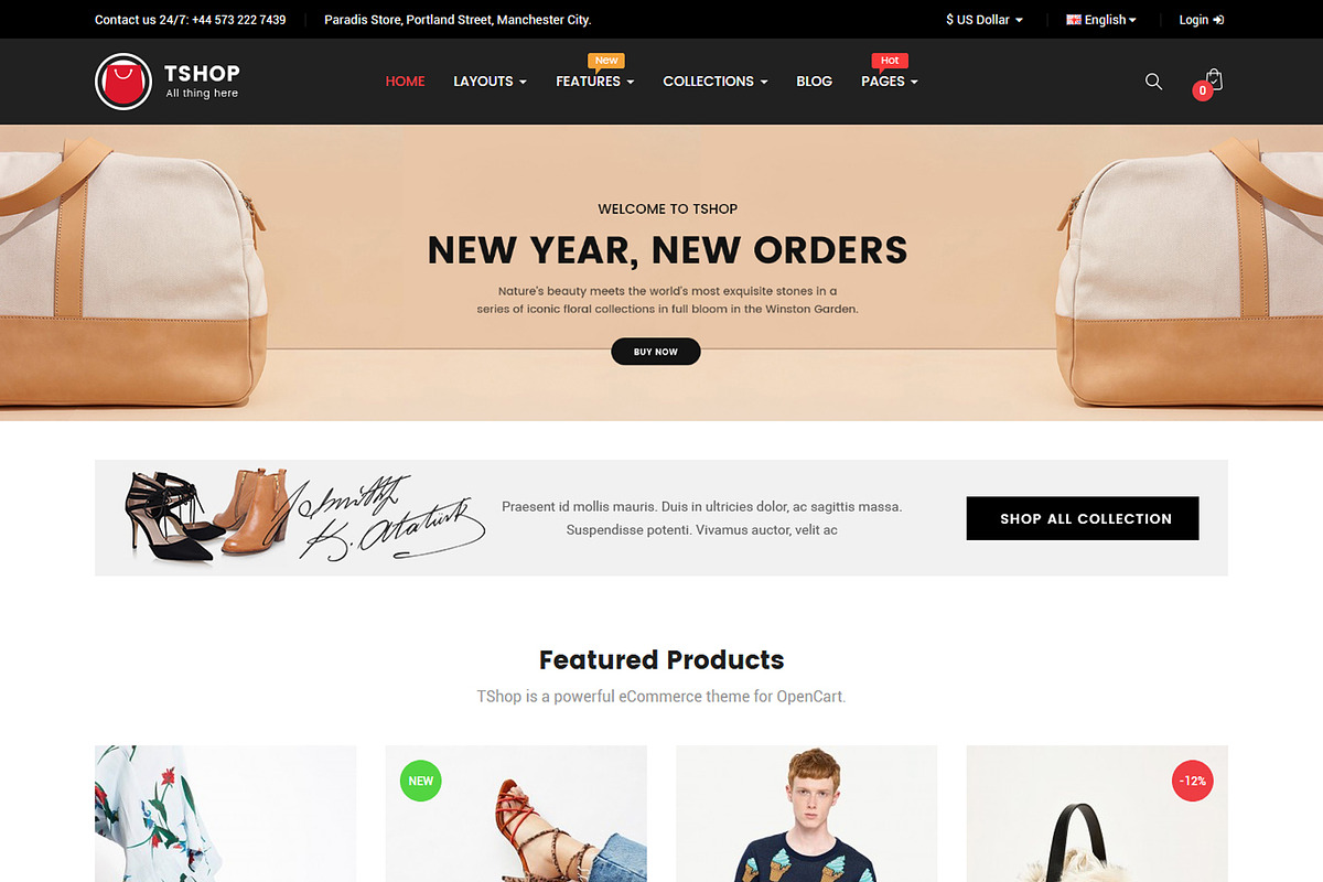 TShop - Multipurpose OpenCart Theme in OpenCart Themes - product preview 8