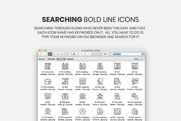 Bold Line Icons in Text Message Icons - product preview 2