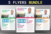 5 Capital Firm Business Flyer Bundle