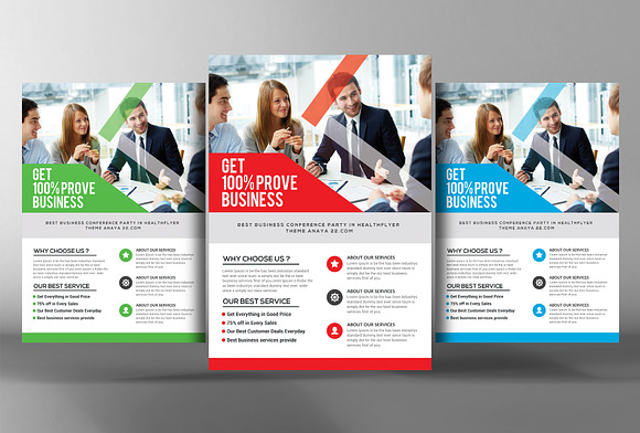 5 Capital Firm Business Flyer Bundle in Flyer Templates - product preview 2