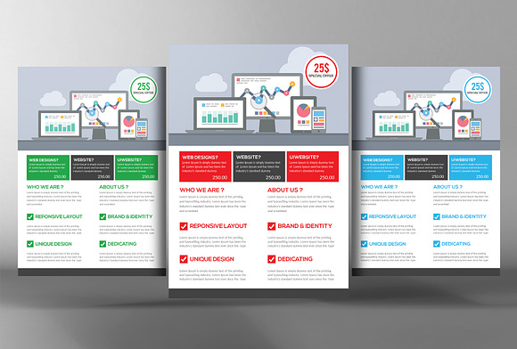 5 Capital Firm Business Flyer Bundle in Flyer Templates - product preview 3