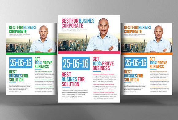 5 Capital Firm Business Flyer Bundle in Flyer Templates - product preview 4