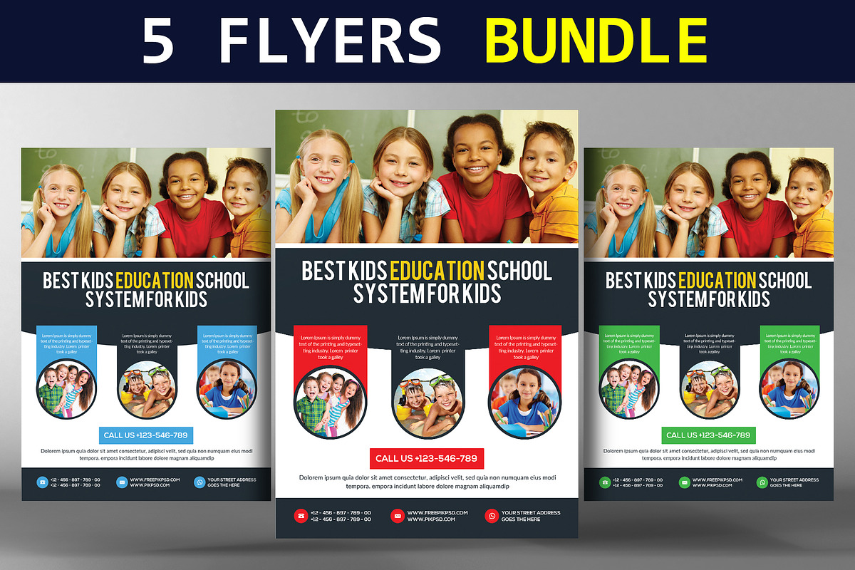 5 Multipurpose Business Flyer Bundle in Flyer Templates - product preview 8