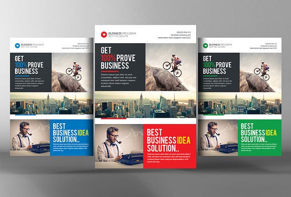 5 Multipurpose Business Flyer Bundle in Flyer Templates - product preview 1