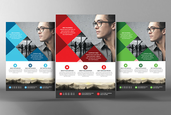 5 Multipurpose Business Flyer Bundle in Flyer Templates - product preview 2