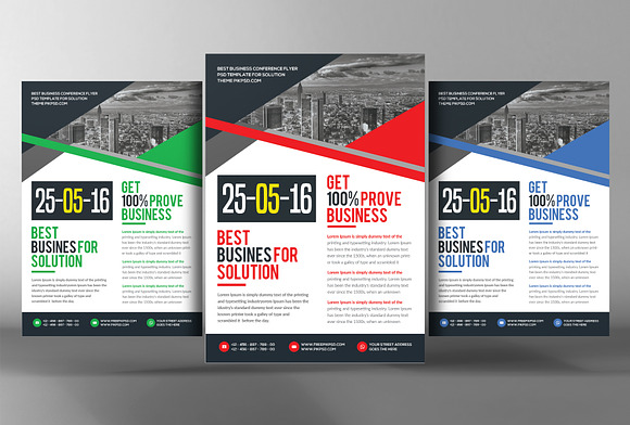 5 Flyers Bundle in Flyer Templates - product preview 4