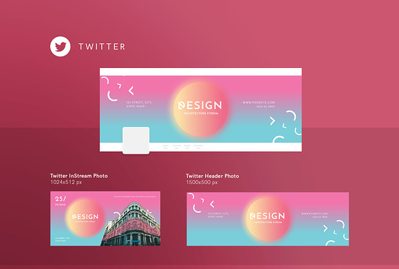 Social Media Pack|Architecture Forum in Social Media Templates - product preview 3