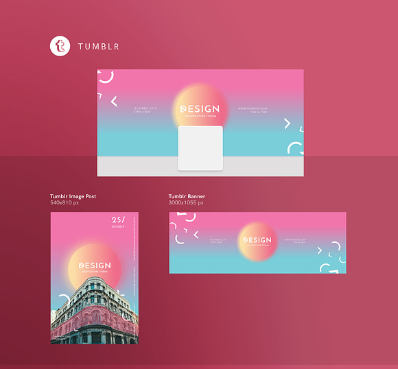 Social Media Pack|Architecture Forum in Social Media Templates - product preview 4