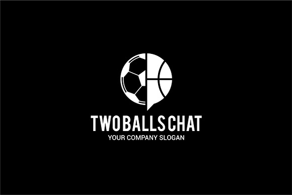 two balls chat in Logo Templates - product preview 2