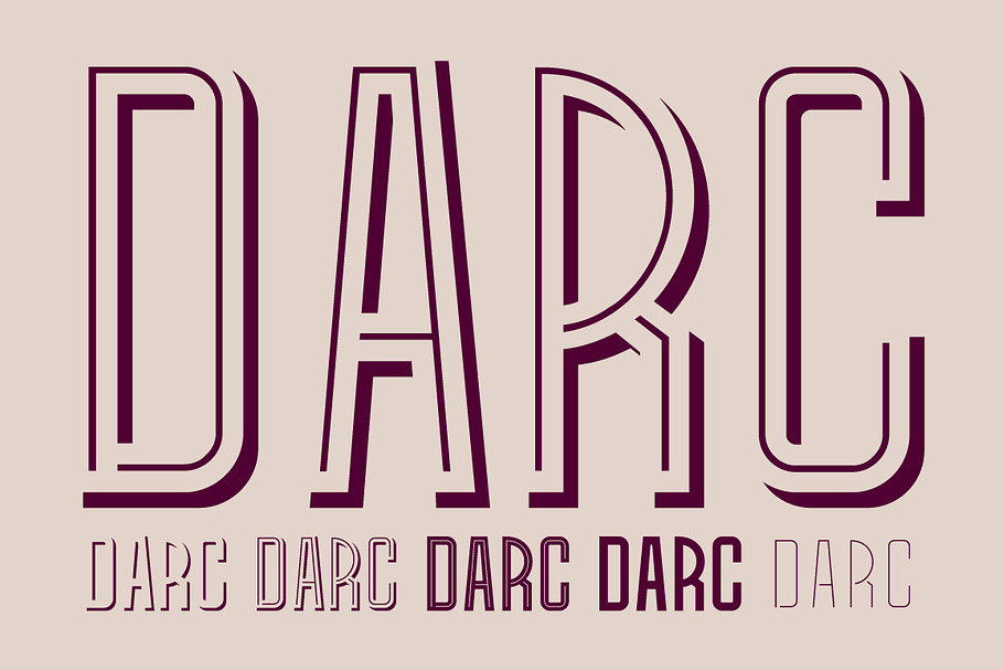 Darc in Sans-Serif Fonts - product preview 8
