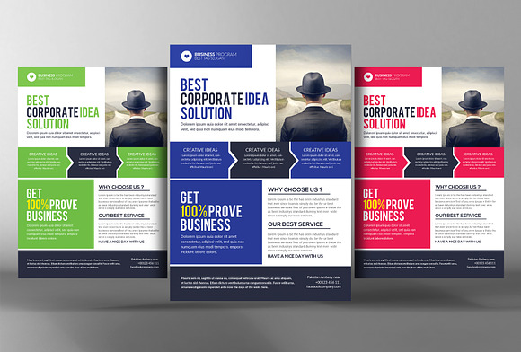 10 Creative Business Flyer Templates in Flyer Templates - product preview 3