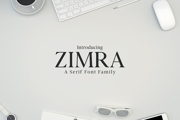 Zimra Serif Fonts Family Pack