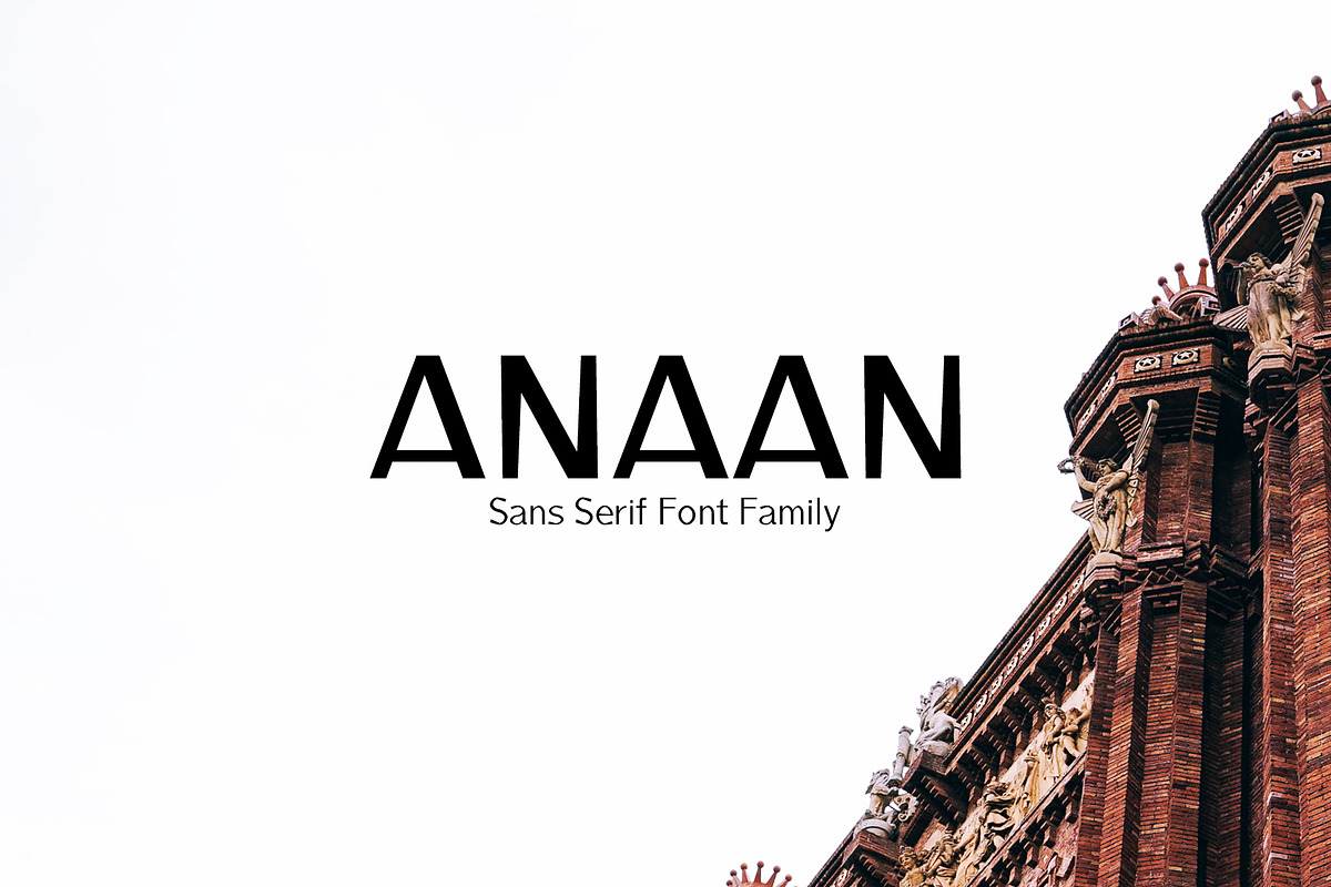 Anaan Sans Serif Font Family in Sans-Serif Fonts - product preview 8