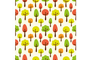 Cute vintage seamless nature background for your decoration