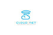 Cloud Net Logo Template