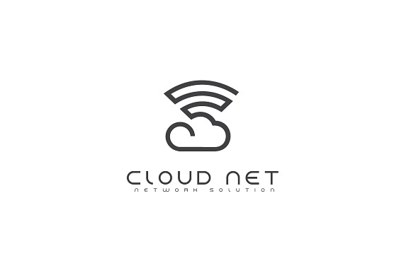 Cloud Net Logo Template in Logo Templates - product preview 1