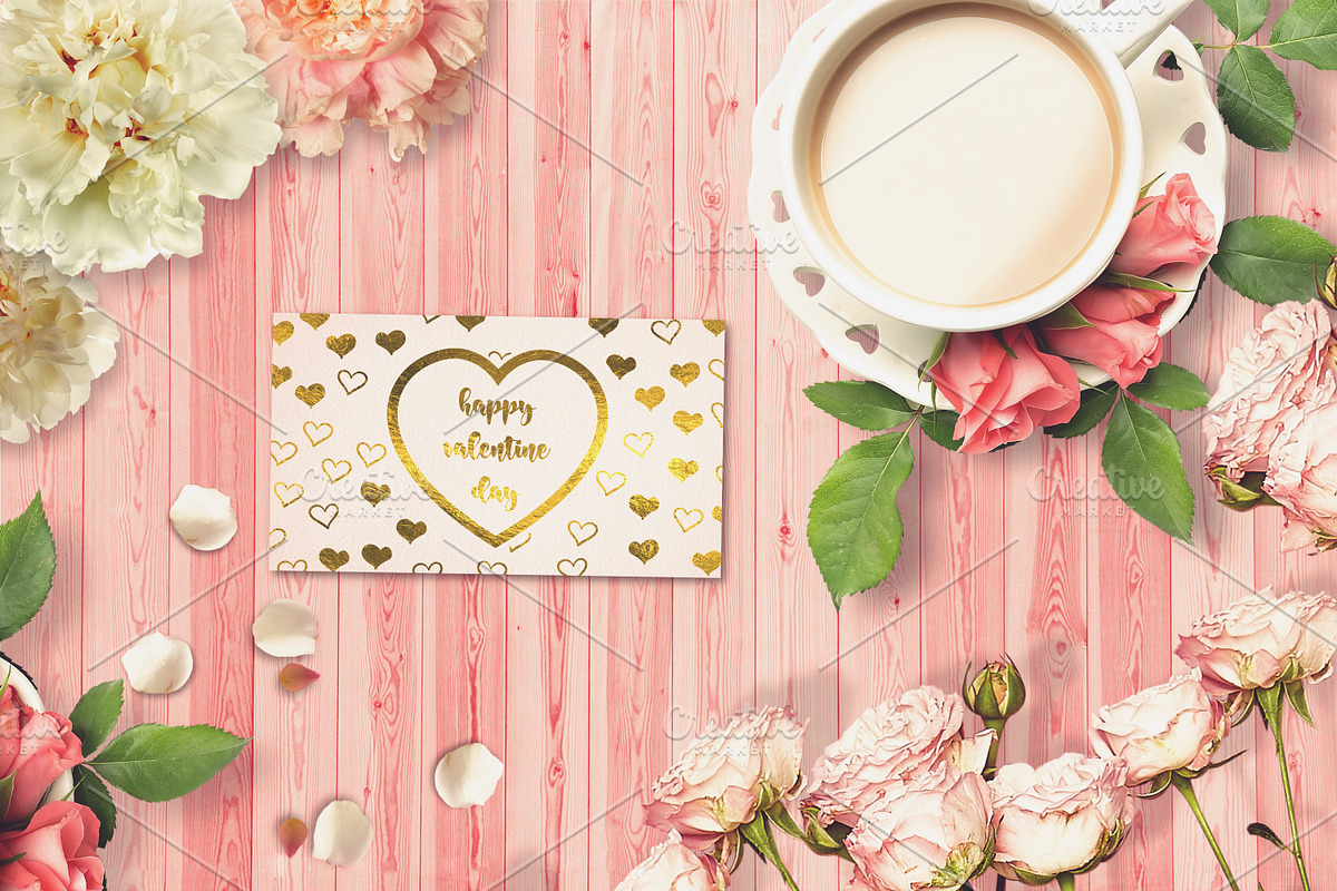 Valentine Card Mock-up #37 in Print Mockups - product preview 8