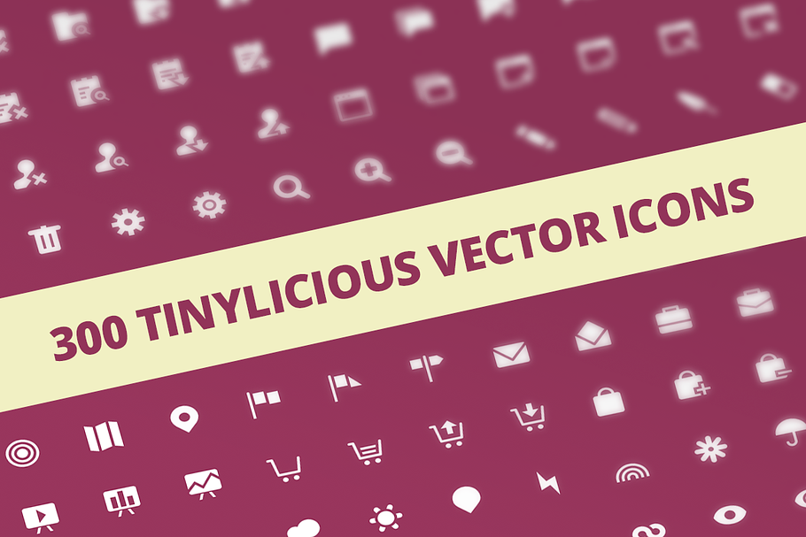 300 Tinylicious Vector Icons in Graphics - product preview 8
