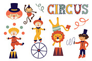 Circus graphics and patterns