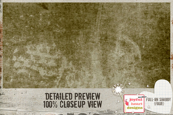 Full-On Shabby {four} digital papers in Textures - product preview 4