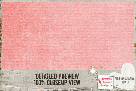 Full-On Shabby {five} digital papers in Textures - product preview 3