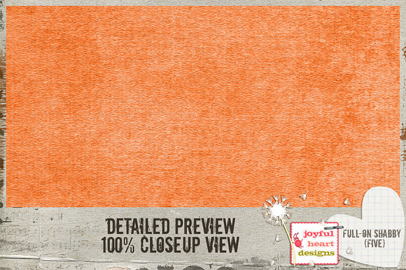 Full-On Shabby {five} digital papers in Textures - product preview 4