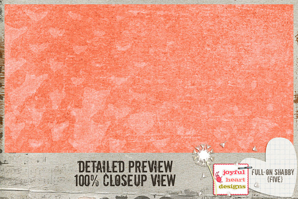 Full-On Shabby {five} digital papers in Textures - product preview 6