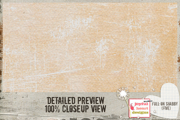 Full-On Shabby {five} digital papers in Textures - product preview 8