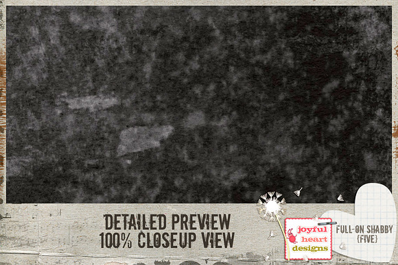 Full-On Shabby {five} digital papers in Textures - product preview 9