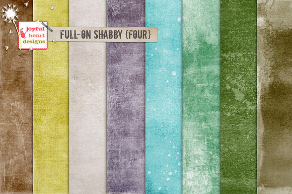 Full-On Shabby {Bundle 1) in Textures - product preview 4
