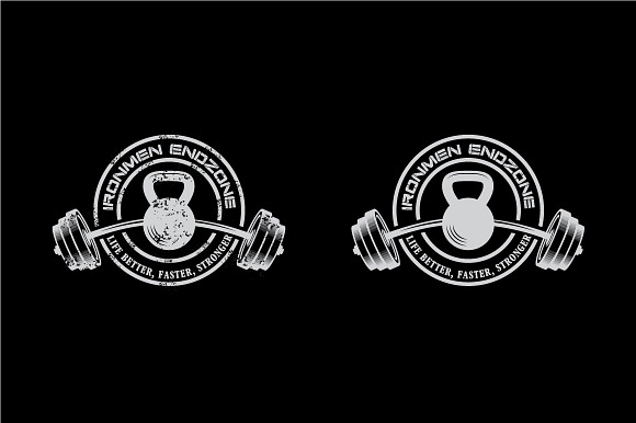 FITNESS GYM- BADGES AND LOGOS VOL5 in Logo Templates - product preview 3