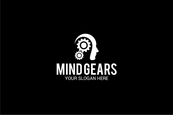 mind gears in Logo Templates - product preview 2