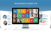 Team Profile Powerpoint Template