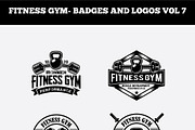 FITNESS GYM- BADGES AND LOGOS VOL 7