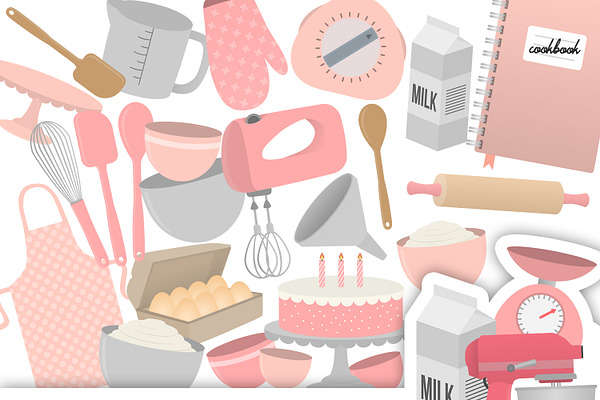 Baking Clipart Collection