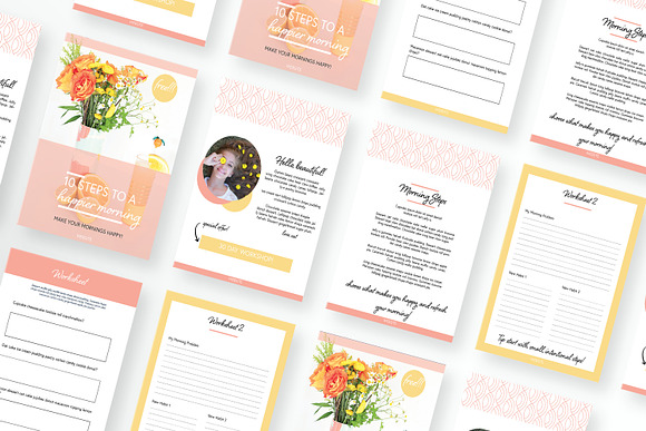 Happy Chic Opt in Canva or Adobe in Magazine Templates - product preview 1