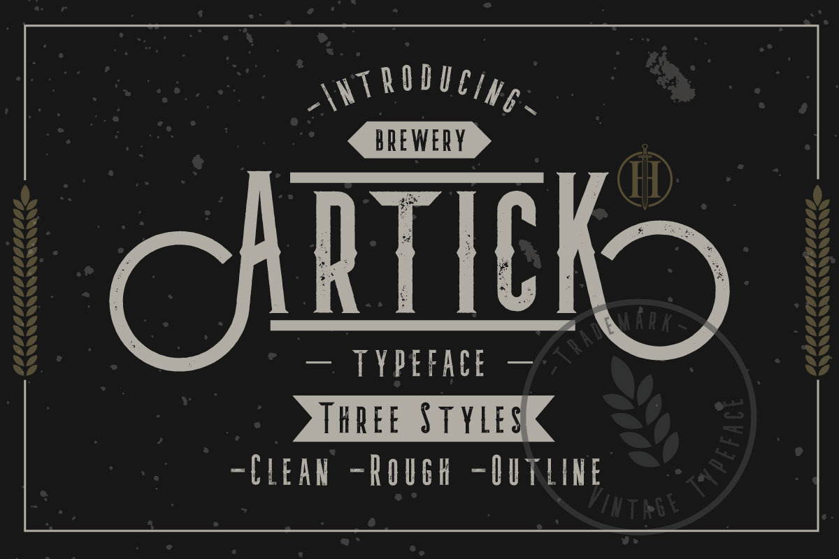 Artick in Display Fonts - product preview 8