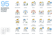 95 Business People Icons