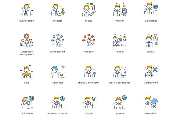 95 Business People Icons in Business Icons - product preview 1