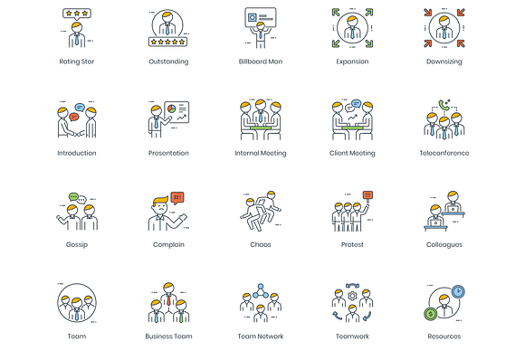 95 Business People Icons in Business Icons - product preview 4