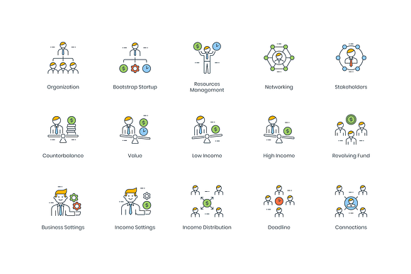 95 Business People Icons in Business Icons - product preview 5
