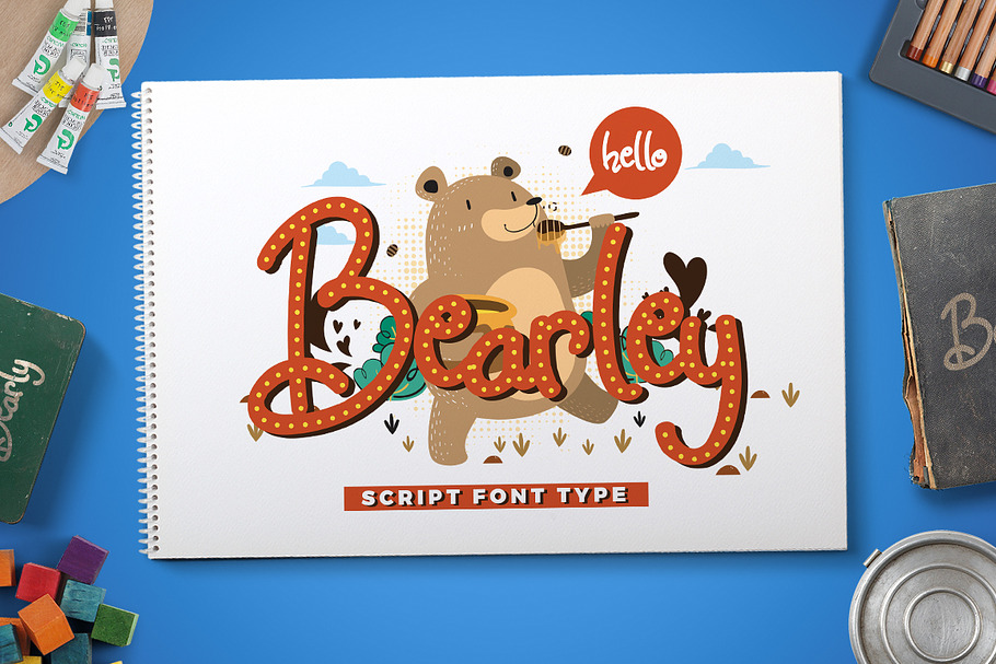 Bearley in Display Fonts - product preview 8