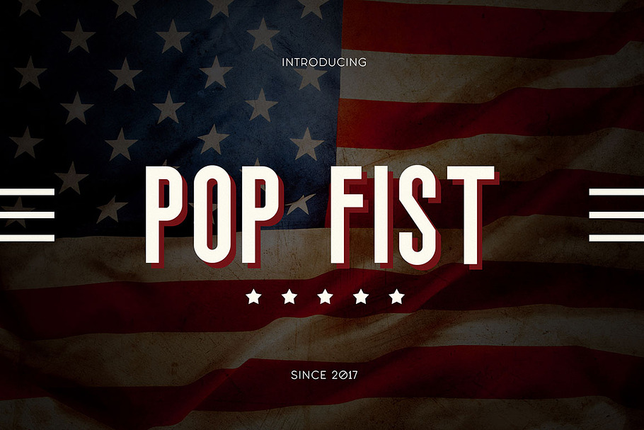 Pop Fist in Sans-Serif Fonts - product preview 8